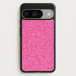 Track Outlines Pink Phone Case for Google Pixel 10 / 10 Pro