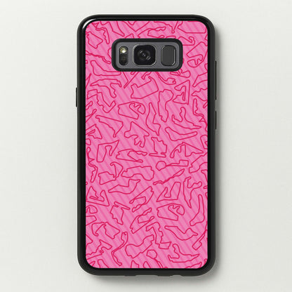 Track Outlines Pink  - F1 Phone Case for Galaxy S8 Plus