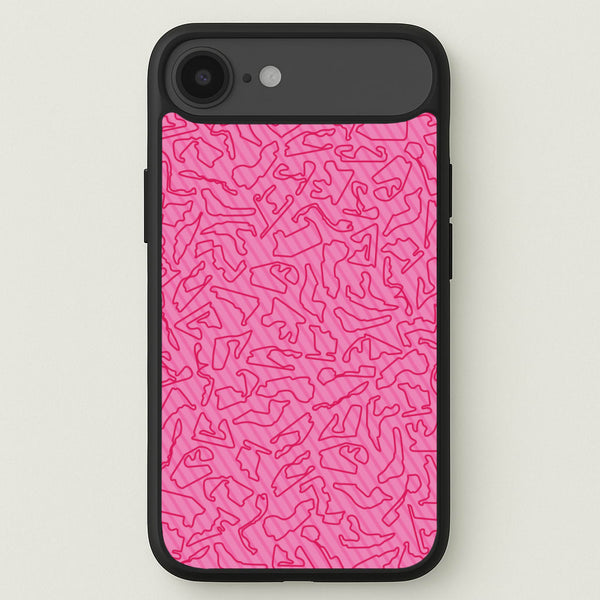 Track Outlines Pink Phone Case for iPhone 17 Air
