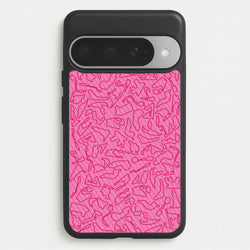Track Outlines Pink Phone Case for Google Pixel 10 Pro XL