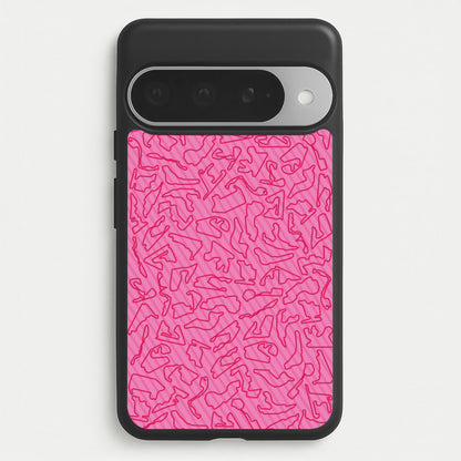 Track Outlines Pink Phone Case for Google Pixel 10 Pro XL