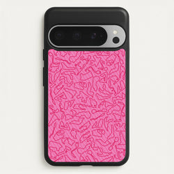Track Outlines Pink  - F1 Phone Case for Google Pixel 9 Pro XL