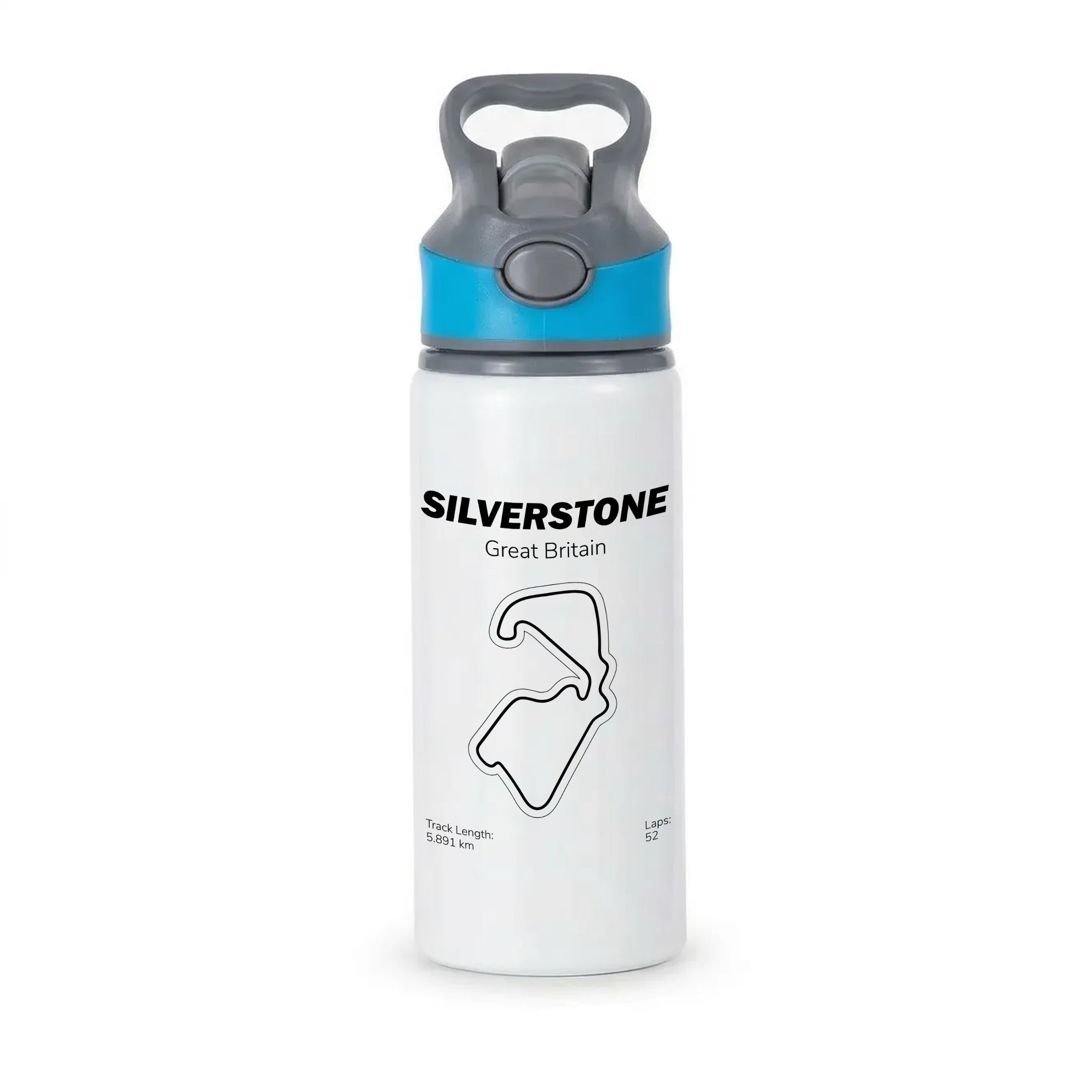 Silverstone Circuit Active Water Bottle - Blue