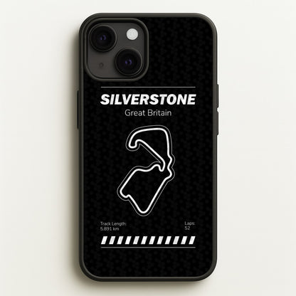 Silverstone Circuit  - F1 Phone Case for iPhone 13 Mini