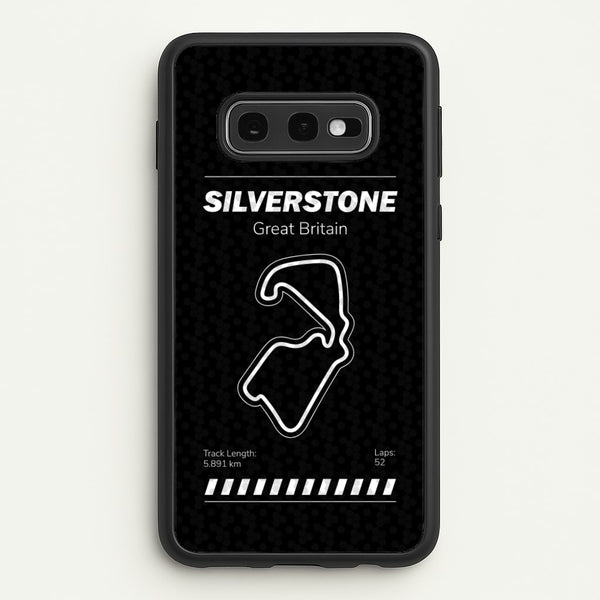 Silverstone Circuit  - F1 Phone Case for Galaxy S10e