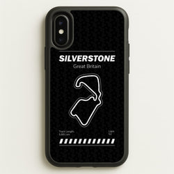 Silverstone Circuit  - F1 Phone Case for iPhone X / XS