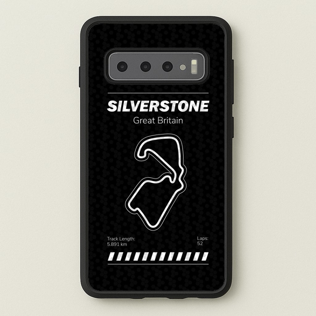Silverstone Circuit  - F1 Phone Case for Galaxy S10