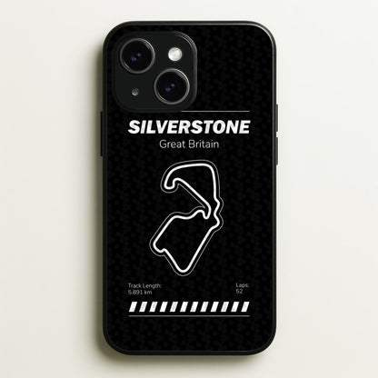Silverstone Circuit  - F1 Phone Case for iPhone 15 Plus