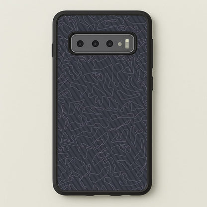 Track Outlines Gray  - F1 Phone Case for Galaxy S10 Plus