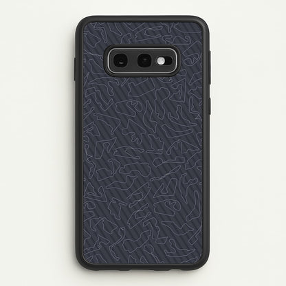 Track Outlines Gray  - F1 Phone Case for Galaxy S10e