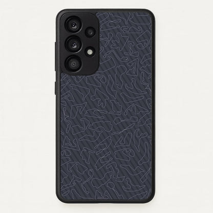 Track Outlines Gray  - F1 Phone Case for Galaxy A33
