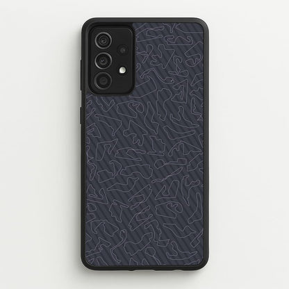 Track Outlines Gray  - F1 Phone Case for Galaxy A52 / A52s