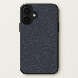 Track Outlines Gray Phone Case for iPhone 17