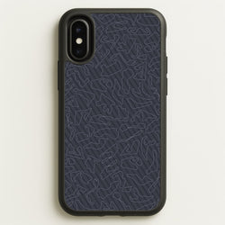 Track Outlines Gray  - F1 Phone Case for iPhone X / XS