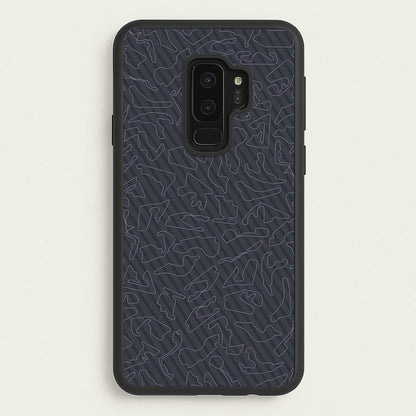 Track Outlines Gray  - F1 Phone Case for Galaxy S9 Plus