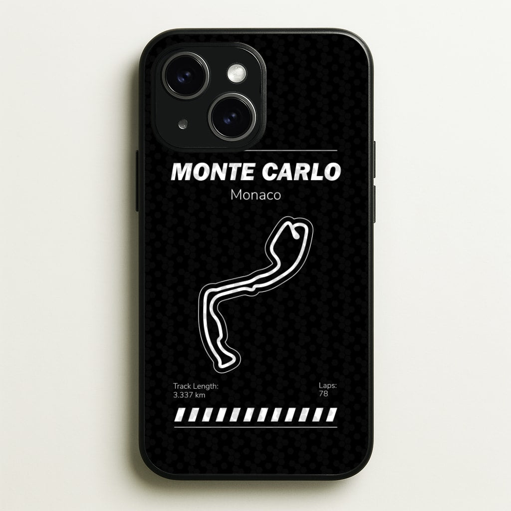 Monte Carlo Circuit  - F1 Phone Case for iPhone 15