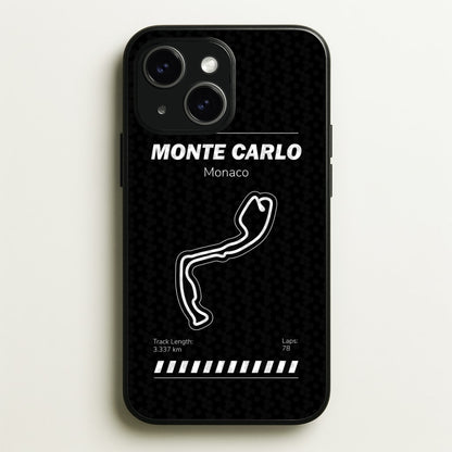 Monte Carlo Circuit  - F1 Phone Case for iPhone 15
