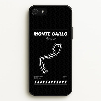 Monte Carlo Circuit  - F1 Phone Case for iPhone 5 / 5s / SE 2016