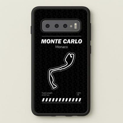 Monte Carlo Circuit  - F1 Phone Case for Galaxy S10