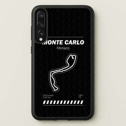 Monte Carlo Circuit  - F1 Phone Case for Huawei P20 Pro