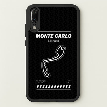 Monte Carlo Circuit  - F1 Phone Case for Huawei P20