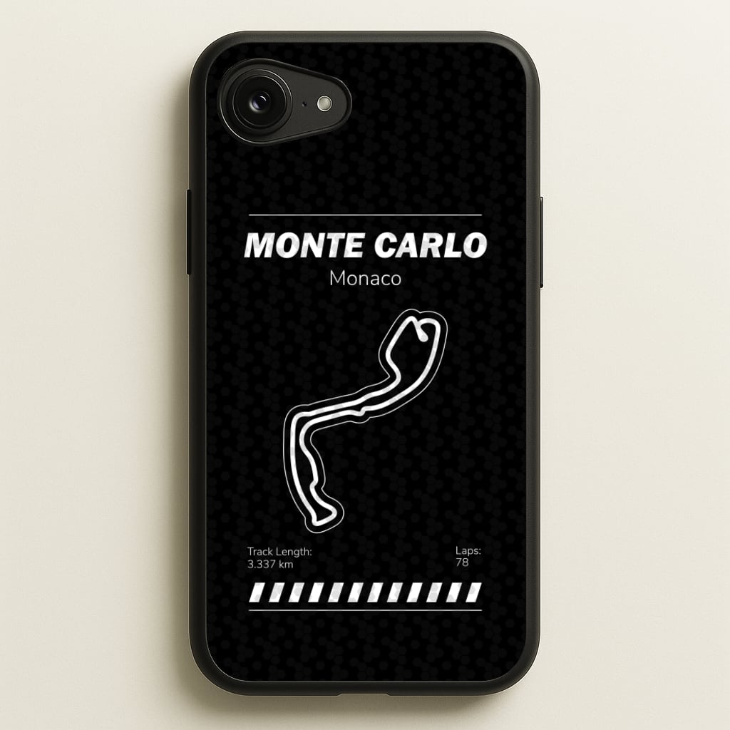 Monte Carlo Circuit  - F1 Phone Case for iPhone 16e