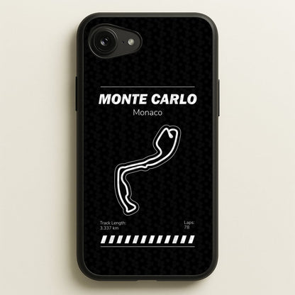 Monte Carlo Circuit  - F1 Phone Case for iPhone 16e