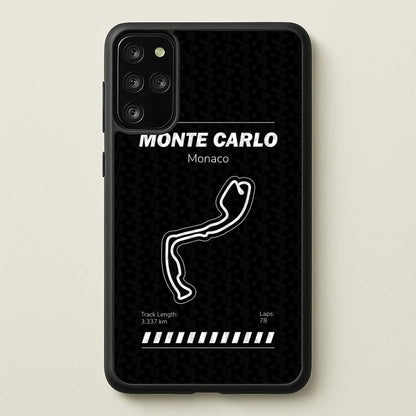 Monte Carlo Circuit  - F1 Phone Case for Galaxy S20 Plus