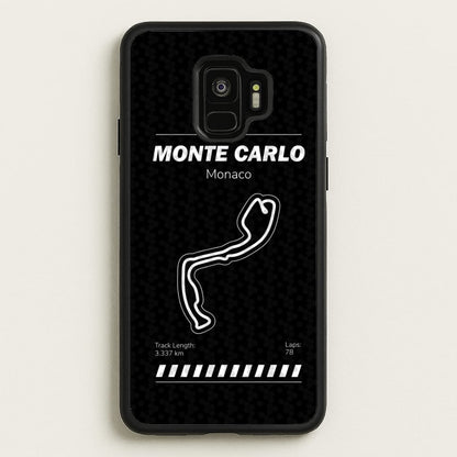 Monte Carlo Circuit  - F1 Phone Case for Galaxy S9