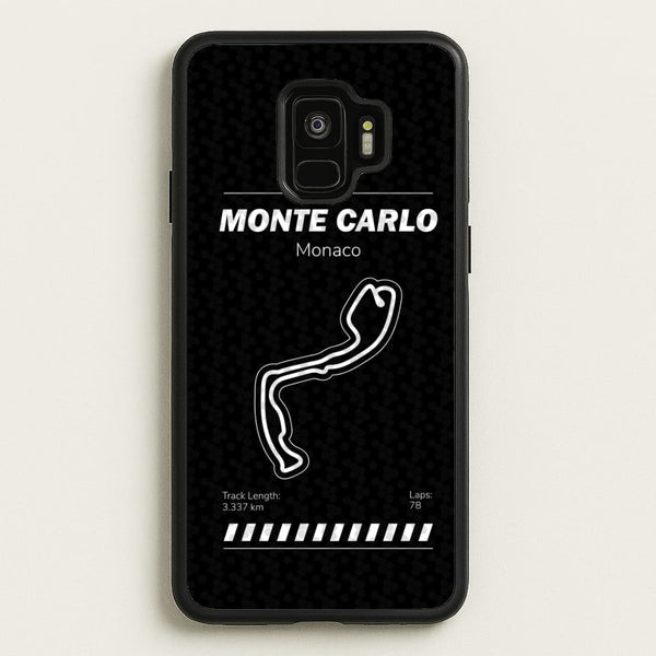 Monte Carlo Circuit  - F1 Phone Case for Galaxy S9