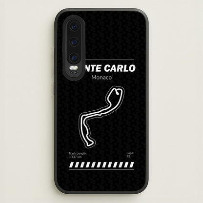 Monte Carlo Circuit  - F1 Phone Case for Huawei P30