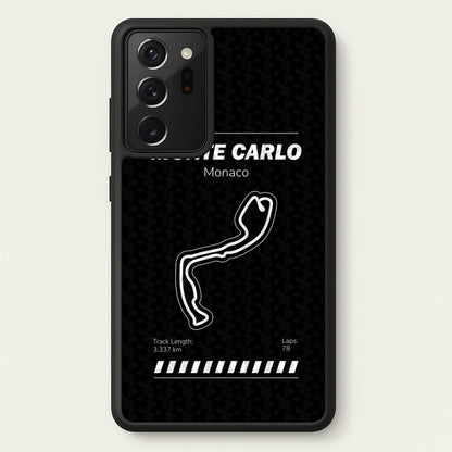 Monte Carlo Circuit  - F1 Phone Case for Galaxy Note 20 Ultra