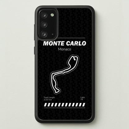 Monte Carlo Circuit  - F1 Phone Case for Galaxy Note 20