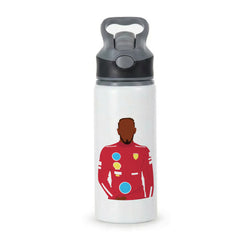 Hamilton In Red Active Water Bottle - Black