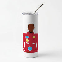 Hamilton In Red Skinny Tumbler