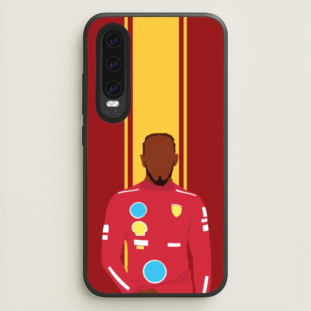 Hamilton In Red  - F1 Phone Case for Huawei P30