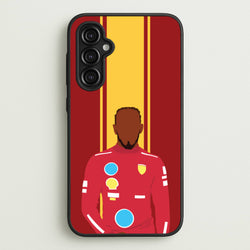 Hamilton In Red  - F1 Phone Case for Galaxy A14