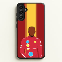 Hamilton In Red  - F1 Phone Case for Galaxy A34