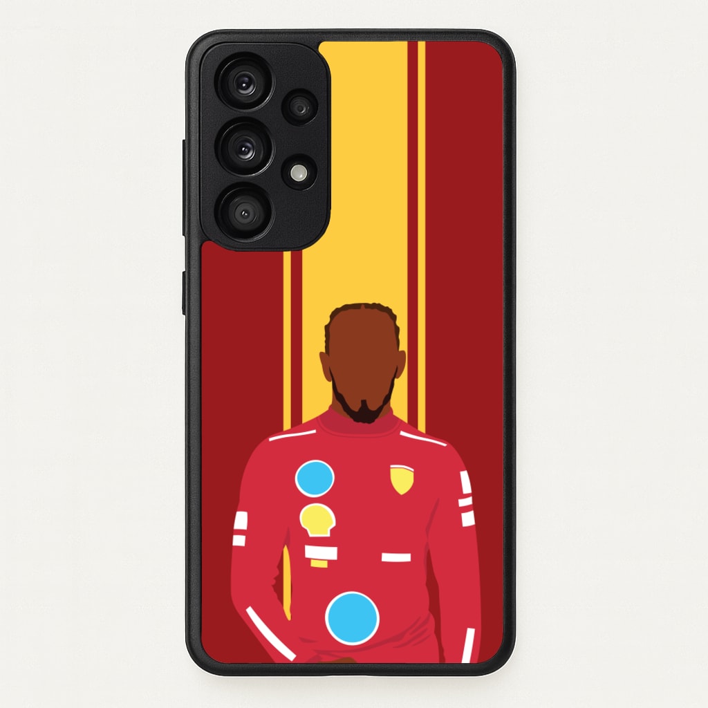 Hamilton In Red  - F1 Phone Case for Galaxy A33