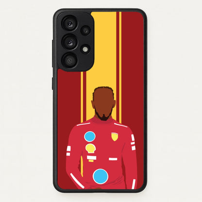 Hamilton In Red  - F1 Phone Case for Galaxy A33