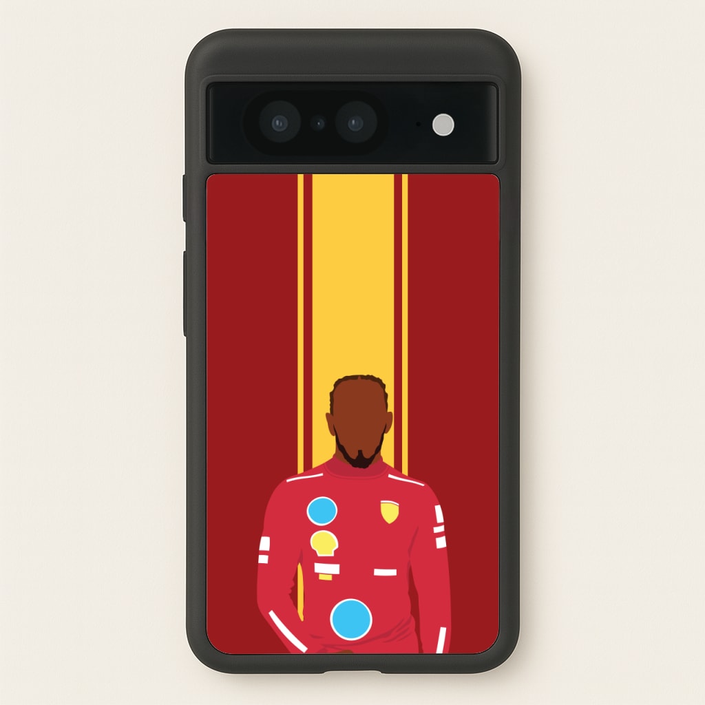 Hamilton In Red  - F1 Phone Case for Google Pixel 8