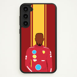 Hamilton In Red  - F1 Phone Case for Galaxy S23