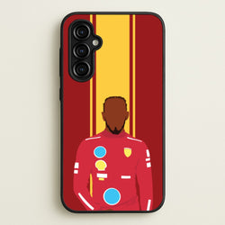 Hamilton In Red  - F1 Phone Case for Galaxy A54