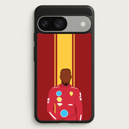 Hamilton In Red  - F1 Phone Case for Google Pixel 9 / 9 Pro