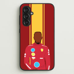 Hamilton In Red  - F1 Phone Case for Galaxy S23FE