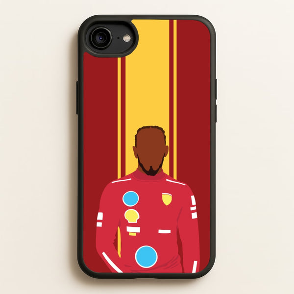 Hamilton In Red  - F1 Phone Case for iPhone 6 / 7 / 8 / SE