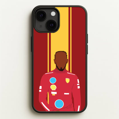 Hamilton In Red  - F1 Phone Case for iPhone 13