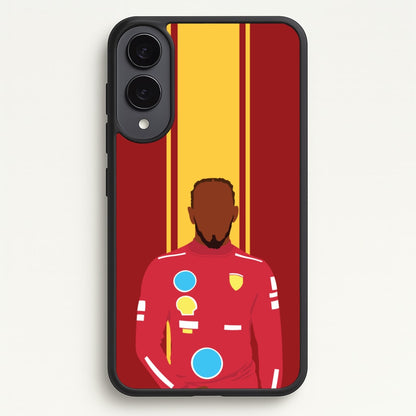 Hamilton In Red  - F1 Phone Case for Galaxy S25 Edge