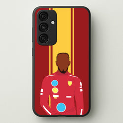 Hamilton In Red  - F1 Phone Case for Galaxy A35