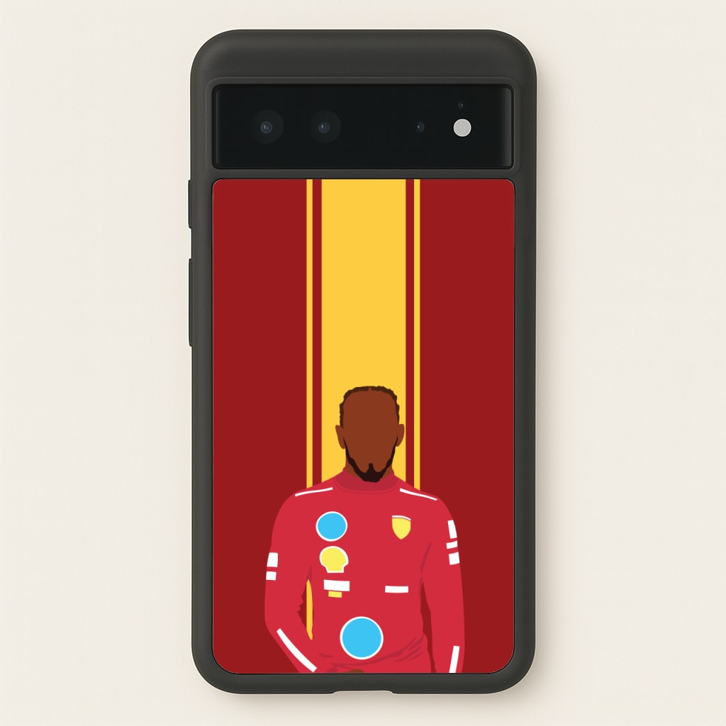 Hamilton In Red  - F1 Phone Case for Google Pixel 6